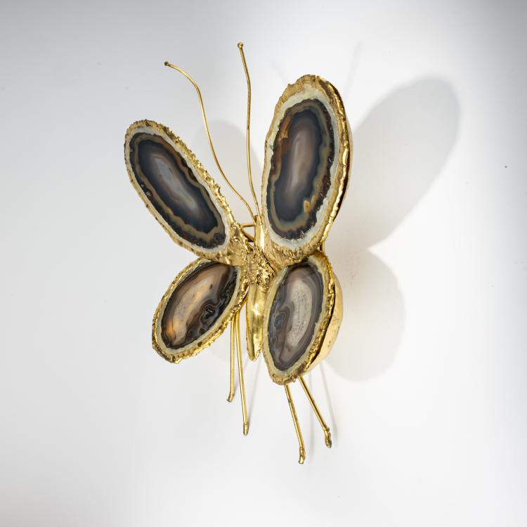 Bild 2 zu Objekt, Wandleuchte in Schmetterlingsform, 1970er Jahre (Entwurf), Henri Fernandez, Duval Brasseur, Jacques, Frankreich / France, 183A 480