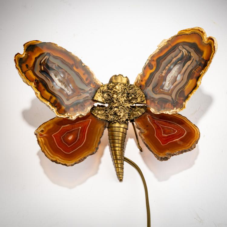 Bild 4 zu Objekt, Tischleuchte in Schmetterlingsform, 1970er Jahre (Entwurf), Henri Fernandez, Duval Brasseur, Jacques, Frankreich / France, 183A 481