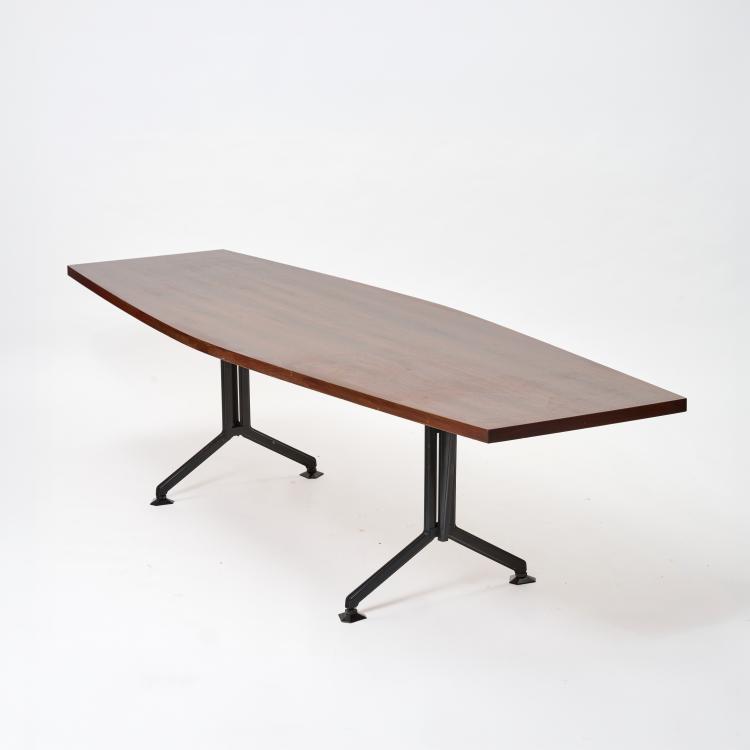 Hauptbild zu Objekt, Konferenztisch 'Arco', 1963 (Entwurf), Studio B.B.P.R., Olivetti, Ivrea, 183A 366