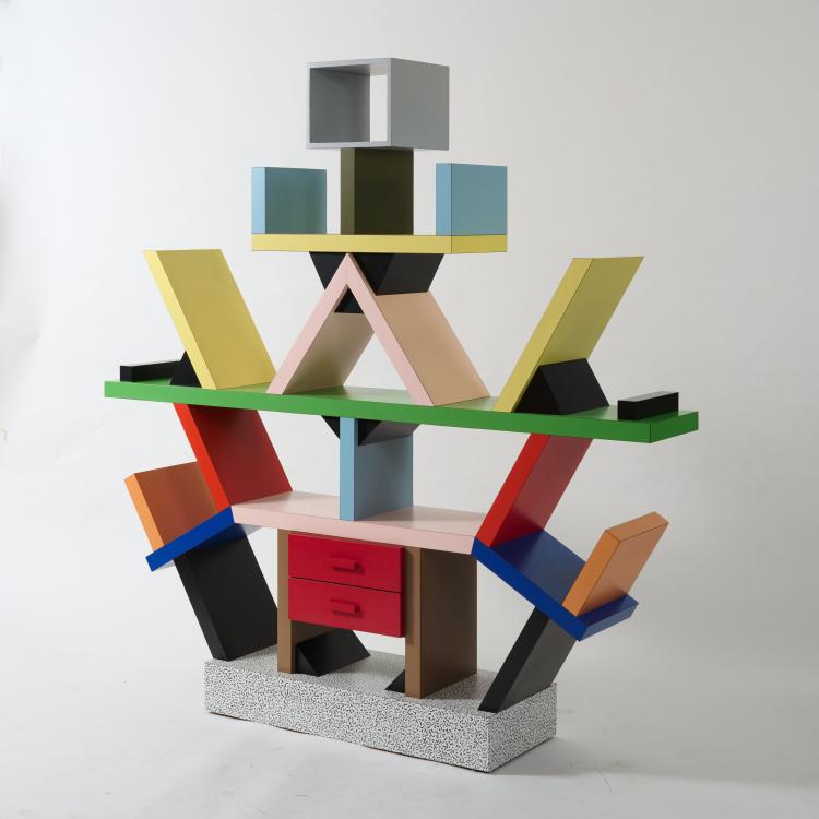 Bild 1 zu Objekt, Regal 'Carlton', 1981 (Entwurf), Ettore Sottsass, Memphis, Mailand / Milan, 