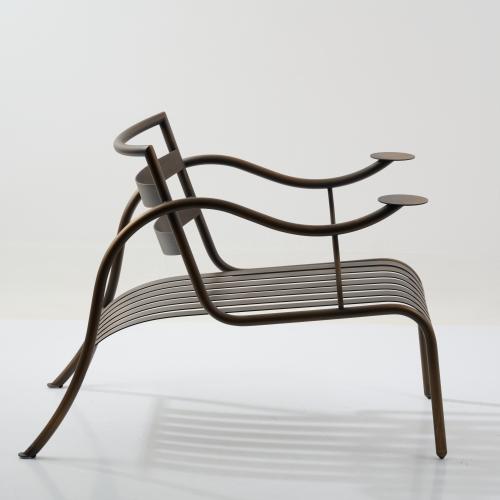 Armlehnsessel 'Thinking Man's Chair', 1986 (Entwurf)