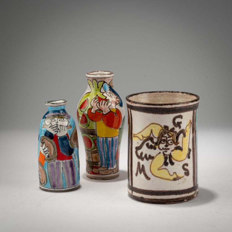 Bild 2 zu Objekt, Zwei Vasen und eine Tasse, 1980er Jahre, Giovanni De Simone, Desimone, Palermo, 183A 74