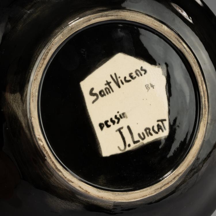 Bild 2 zu Objekt, Teller, 1950er Jahre, Jean Lur&ccedil;at, Sant-Vicens, Perpigan, 183A 63