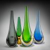 Four 'Sommerso' vases, 1960s