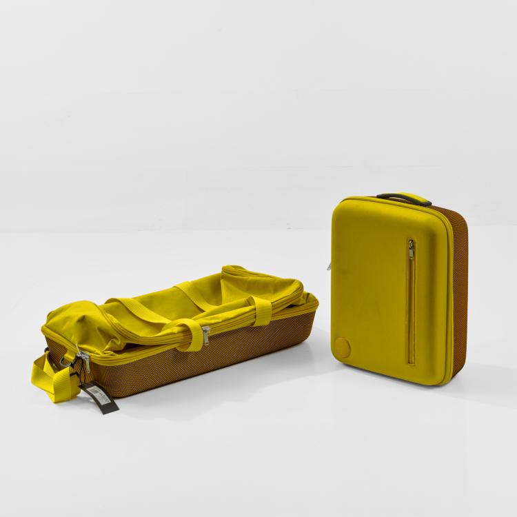 Hauptbild zu Objekt, Zwei Gep&auml;ckst&uuml;cke aus der 'Scope' Kollektion, 2005 (Entwurf), Marc Newson, Samsonite, Luxemburg, 183A 536