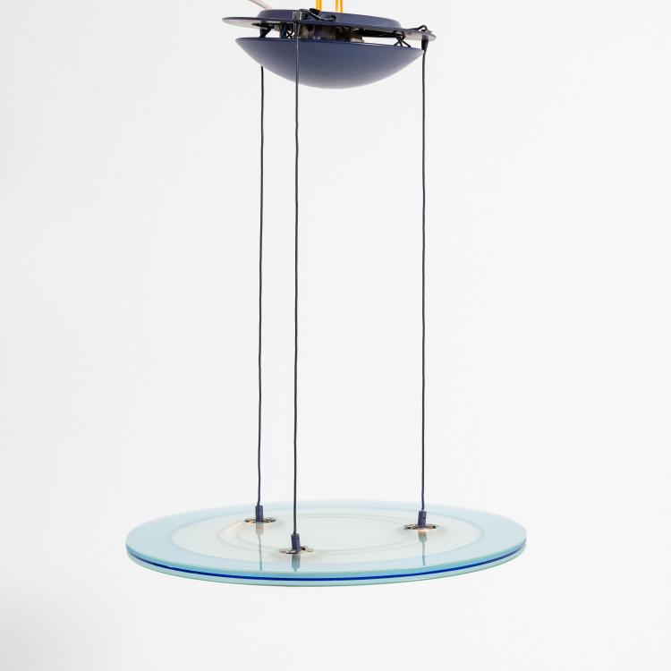 Hauptbild zu Objekt, Deckenleuchte 'Ufo', 1983 (Entwurf), Perry A. King,Santiago Miranda, Arteluce, Mailand / Milan, 183A 568