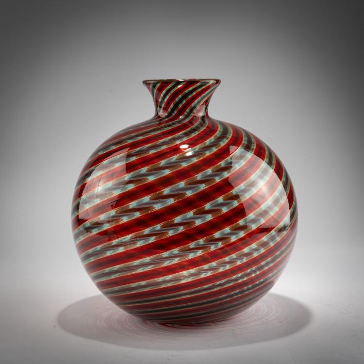 Hauptbild zu Objekt, Vase 'Spira aurata', um 1966, Ercole Barovier, Barovier & Toso, Murano, 183B 786