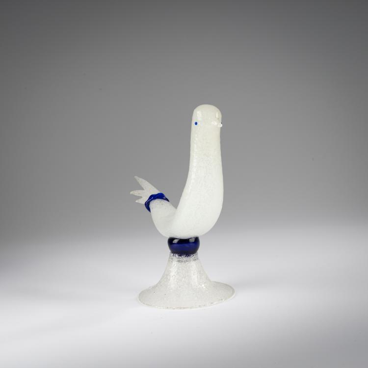 Bild 1 zu Objekt, Taube, um 1929, Napoleone Martinuzzi, Venini, Murano (zugeschrieben / attr.), 183B 679