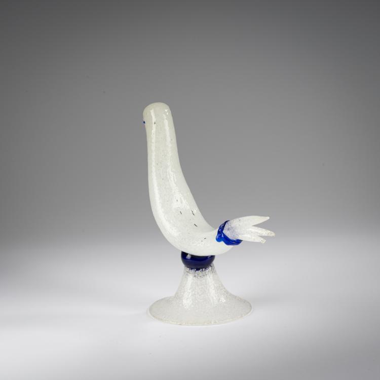 Bild 2 zu Objekt, Taube, um 1929, Napoleone Martinuzzi, Venini, Murano (zugeschrieben / attr.), 183B 679