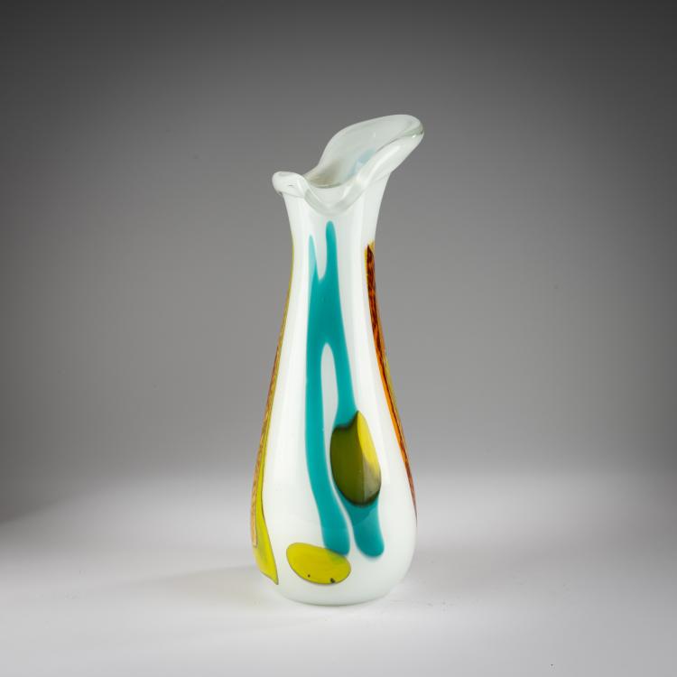 Hauptbild zu Objekt, Vase, um 1956, Anzolo Fuga, A.Ve.M, Murano, 183B 758