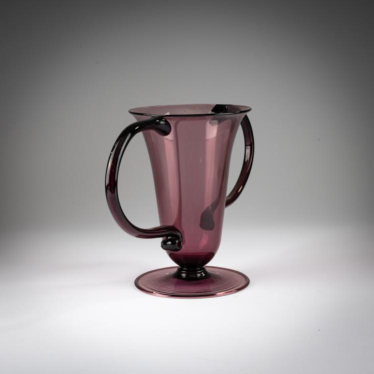 Bild 1 zu Objekt, Henkelvase 'Libellula', 1921/22, Vittorio Zecchin, M.V.M. Cappellin & C.;  Venini & C., Murano, 183B 673