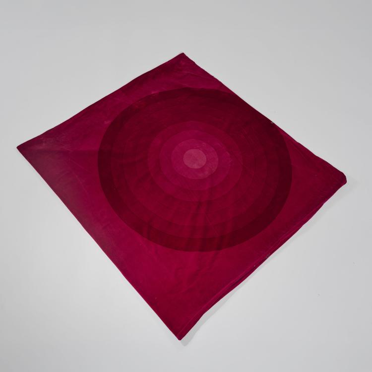 Hauptbild zu Objekt, Stoff 'Kreis' aus der Kollektion 'Decor I' 1969 (Entwurf), Verner Panton, Mira-X, Suhr, 183A 328