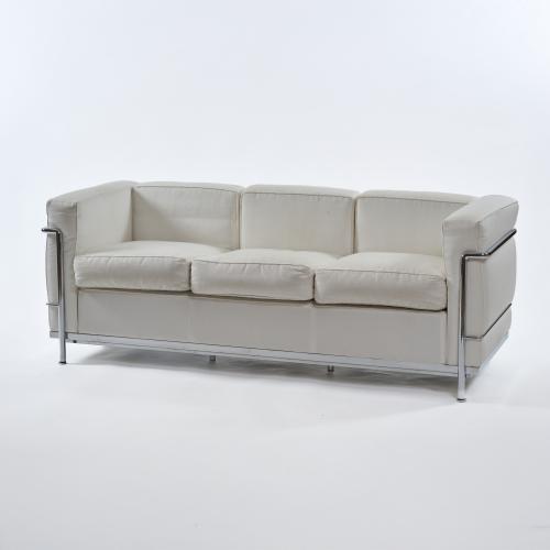 Dreisitzersofa 'LC 2', 1928 (Entwurf)