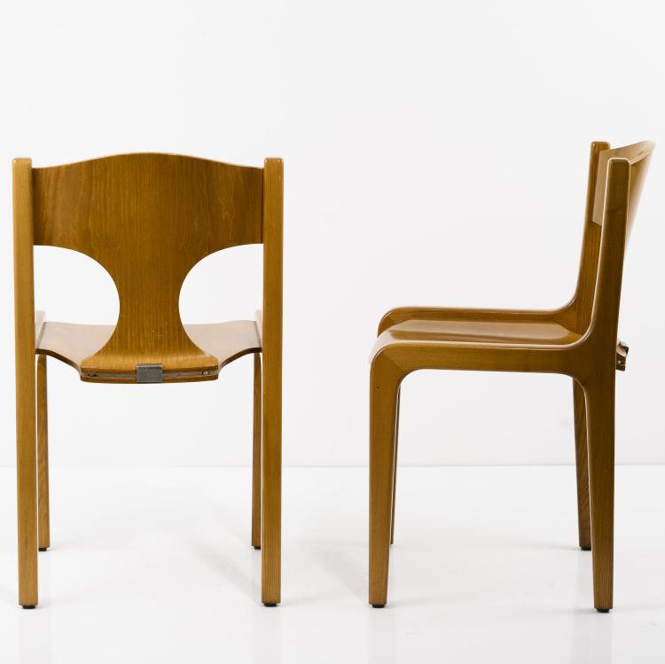 Bild 4 zu Objekt, Acht St&uuml;hle, 1967 (Entwurf), Augusto Savini, Pozzi, Mariano Comense, 183A 403