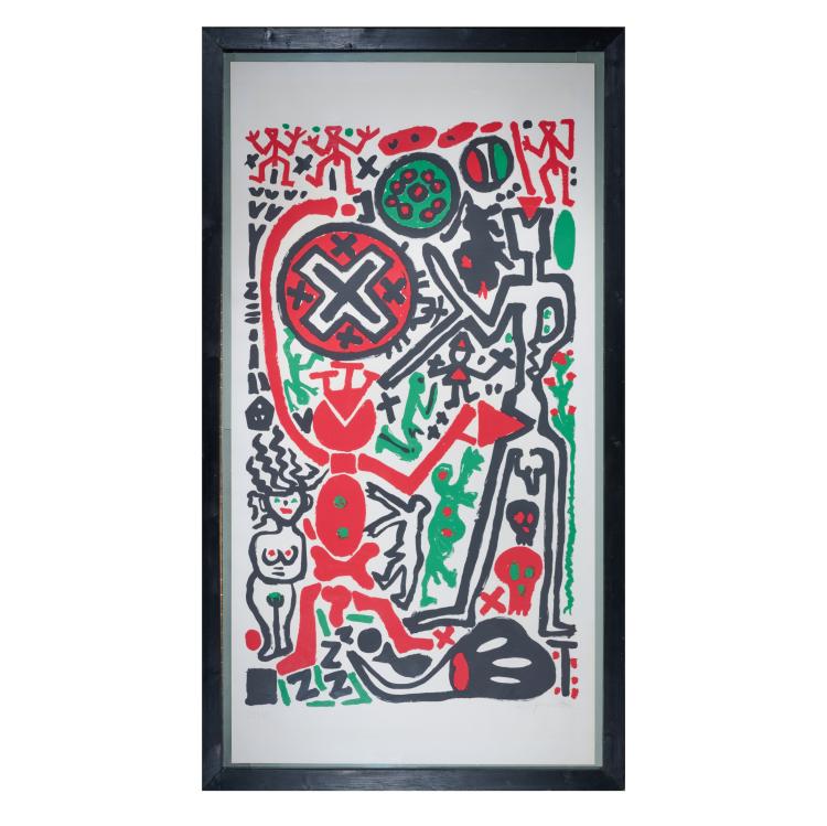 Bild 1 zu Objekt, Ohne Titel, 1989, A. R. Penck, 