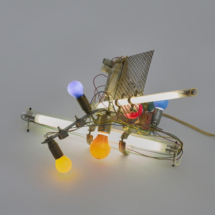 Bild 1 zu Objekt, Lichtobjekt '(ON 123) - Jubil&auml;um', 1995 (Entwurf), Klaus Geldmacher, Deutschland / Germany, 183A 620