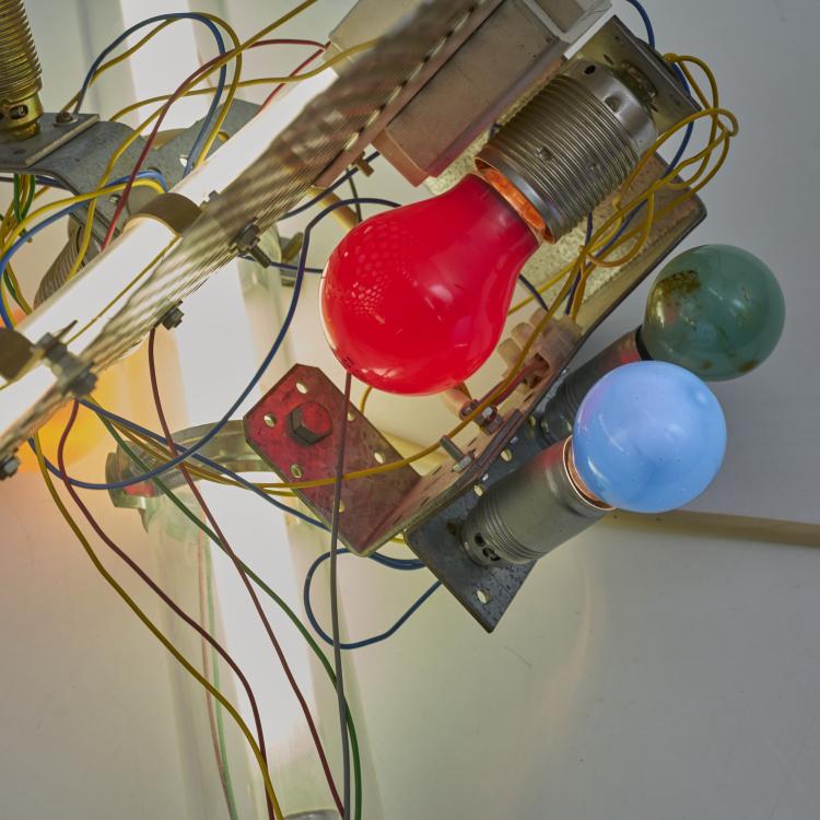 Bild 2 zu Objekt, Lichtobjekt '(ON 123) - Jubil&auml;um', 1995 (Entwurf), Klaus Geldmacher, Deutschland / Germany, 183A 620