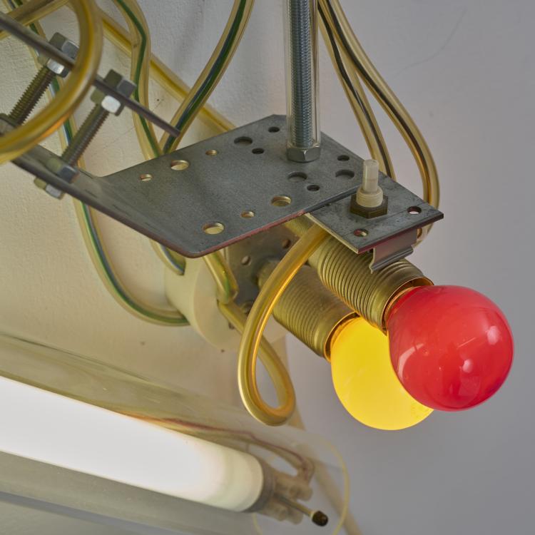 Bild 3 zu Objekt, Lichtobjekt '(ON 121) - variabel', 1995 (Entwurf), Klaus Geldmacher, Deutschland / Germany, 183A 621