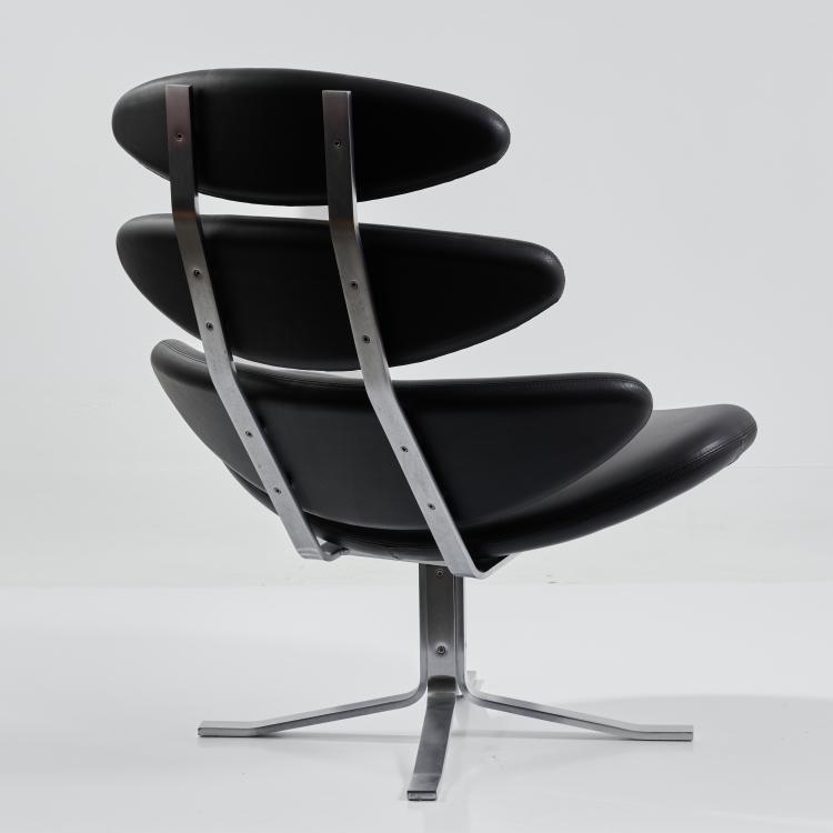 Bild 3 zu Objekt, Sessel 'Corona' - 'EJ 605', 1961 (Entwurf), Poul Volther, J&ouml;rgensen, Eric, Kopenhagen / Copenhagen, 183A 344