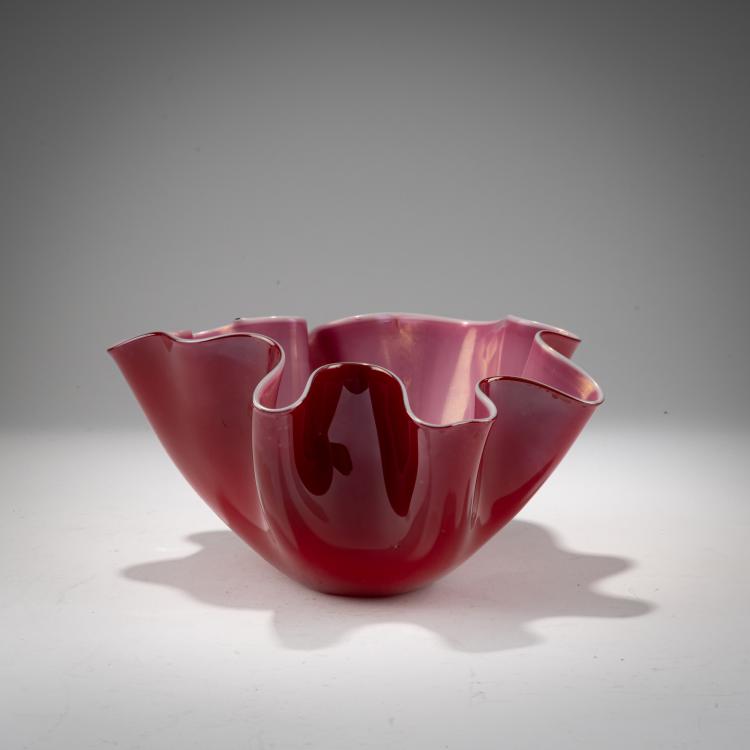 Bild 1 zu Objekt, Vase 'Fazzoletto', 1949/50, Fulvio Bianconi, Venini, Murano, 183B 720