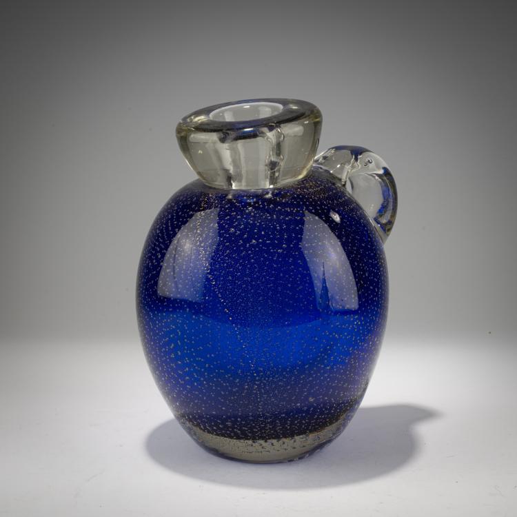 Hauptbild zu Objekt, Krug 'A bollicine oro', um 1941, Flavio Poli, Seguso Vetri d'Arte, 183B 714