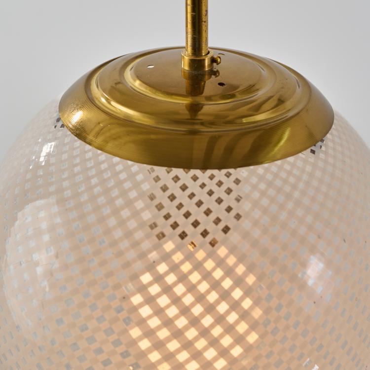 Bild 2 zu Objekt, Zwei Deckenleuchten 'Reticello', um 1940 (Entwurf), Carlo Scarpa, Venini, Murano, 183A 190