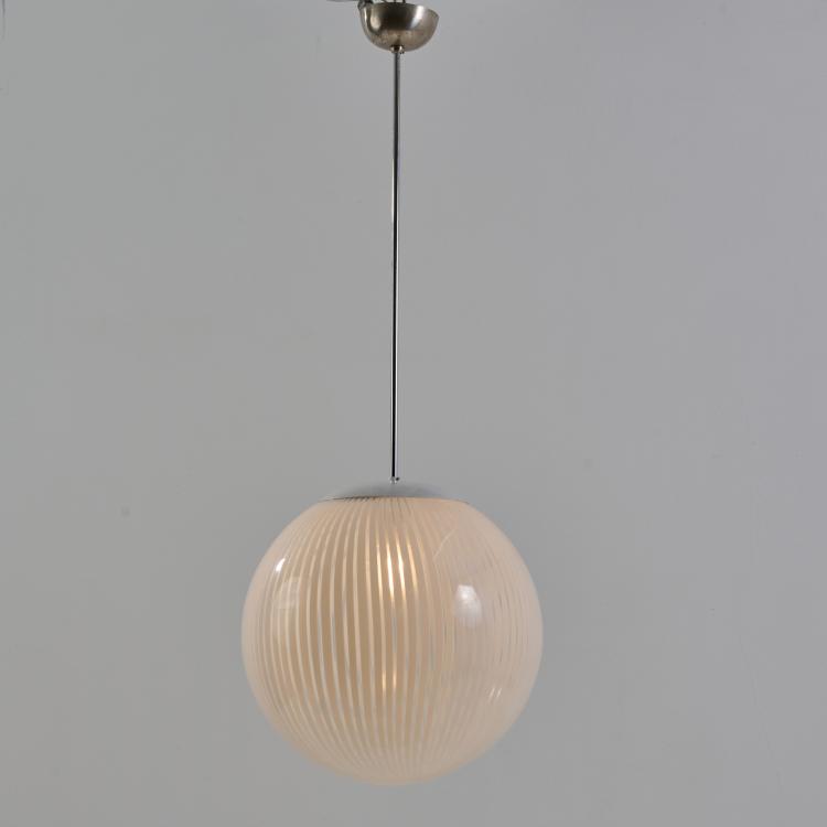 Bild 1 zu Objekt, Deckenleuchte 'Tessuto', 1970er Jahre (Entwurf), Ludovico Diaz de Santillana, Venini, Murano, 183A 491
