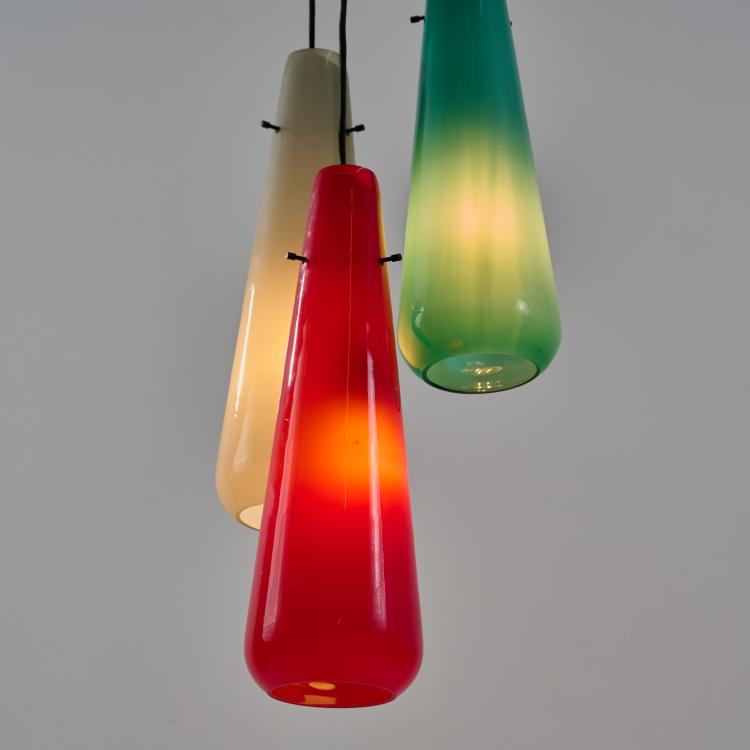 Bild 3 zu Objekt, Deckenleuchte, 1960er Jahre (Entwurf), Alessandro Pianon (zugeschrieben), Vetreria Vistosi, Murano (zugeschrieben) / (attributed), 183A 407