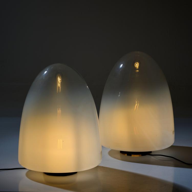Bild 1 zu Objekt, Zwei Tischleuchten 'Ebe', um 1970 (Entwurf), Giusto Toso, Leucos Mailand / Milan, 183A 457