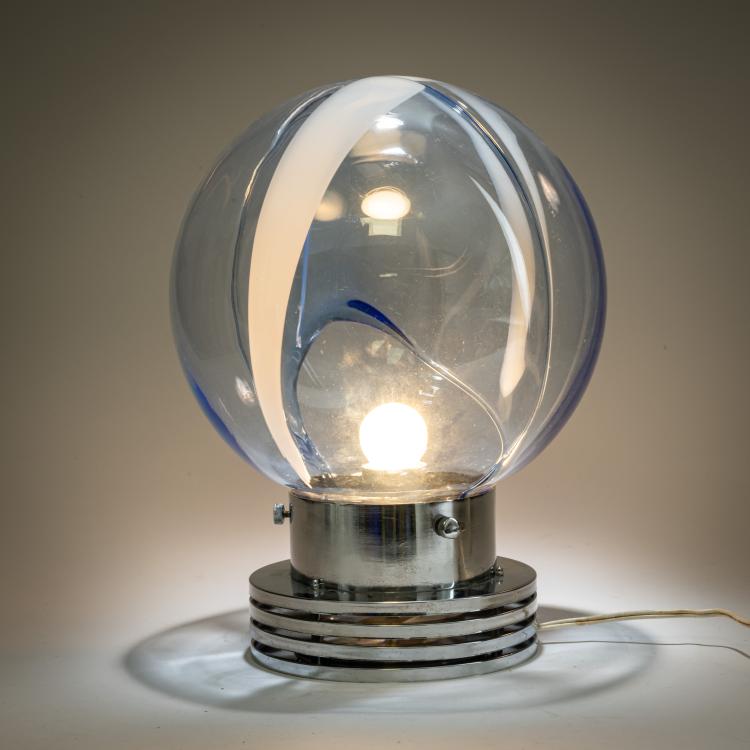 Bild 1 zu Objekt, Tischleuchte 'Membrana', 1965/66 (Entwurf), Toni Zuccheri, Venini, Murano, 183A 377