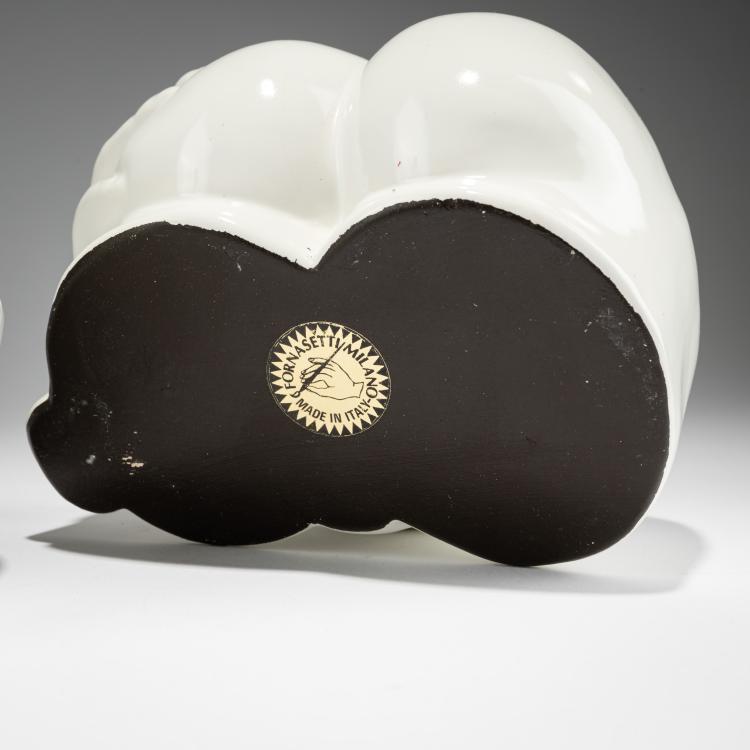 Bild 2 zu Objekt, Zwei Aschenbecher, 1960er Jahre (Entwurf), Piero Fornasetti (zugeschrieben), Fornasetti, Mailand / Milan, 183A 118