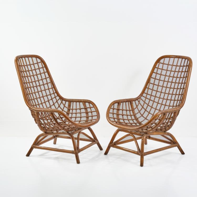 Bild 2 zu Objekt, Zwei Armlehnst&uuml;hle, um 1955 (Entwurf), Bonacina, Vittorio & C., Como, 183A 278