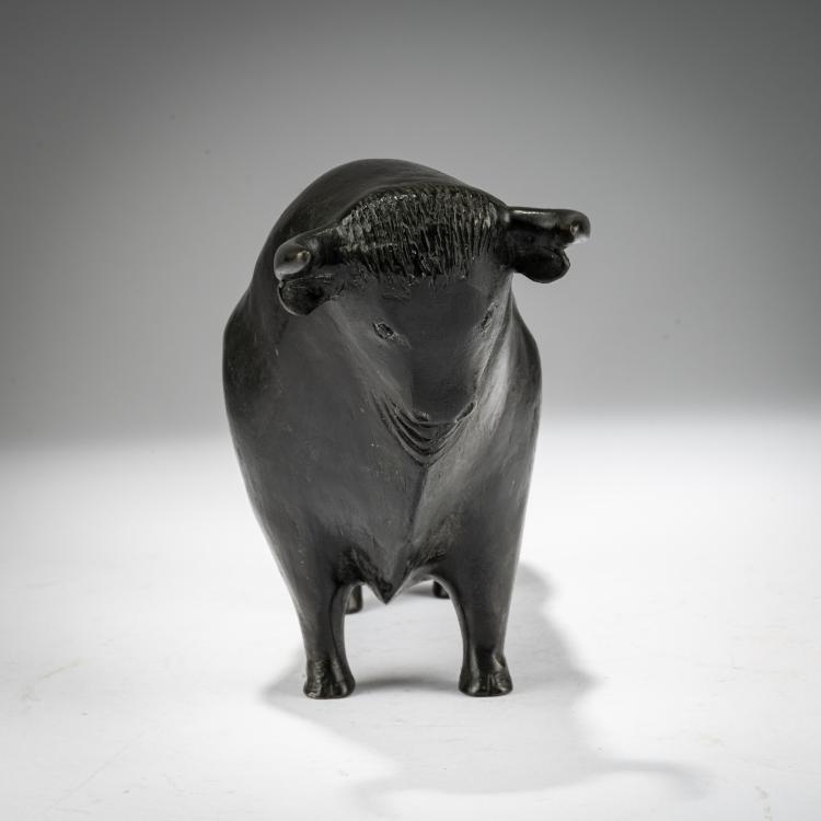 Bild 2 zu Objekt, Skulptur 'Stier', circa 1985, Reinhard Dachlauer, 183C 819