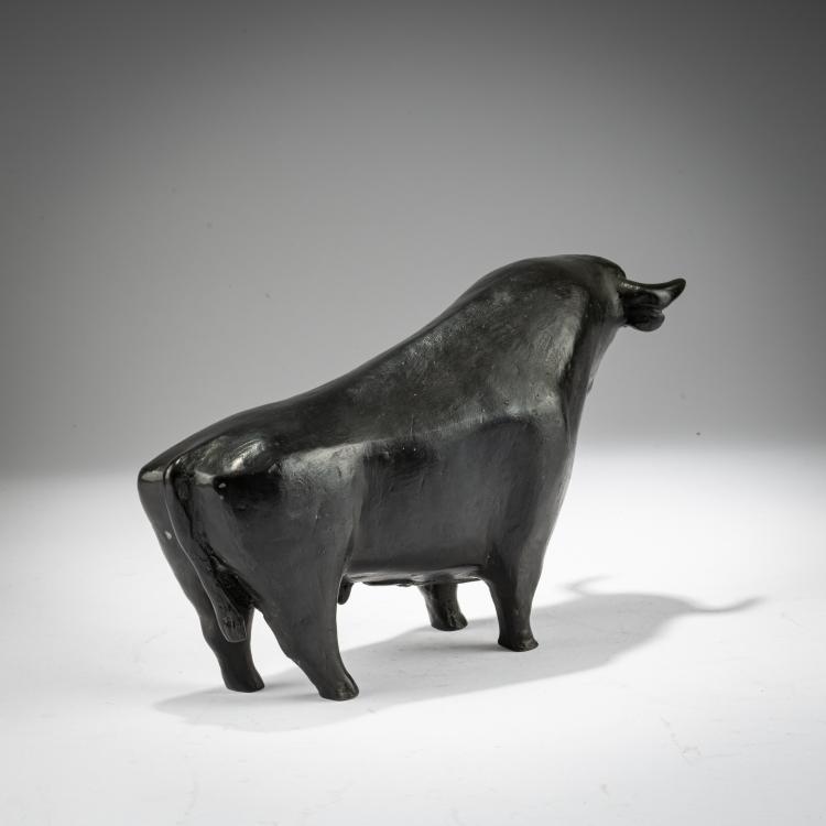 Bild 3 zu Objekt, Skulptur 'Stier', circa 1985, Reinhard Dachlauer, 183C 819