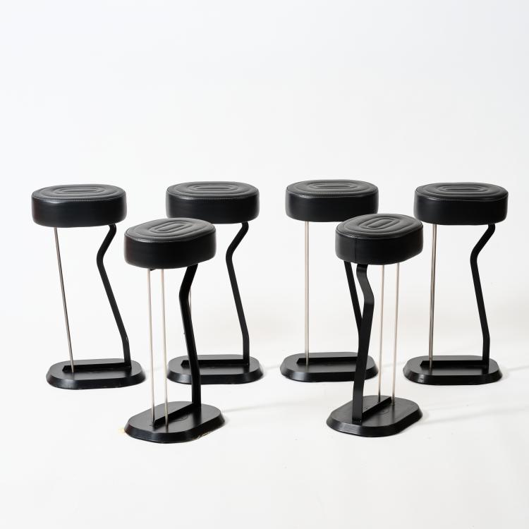 Bild 1 zu Objekt, Six bar stools 'Bar Stool No. 2', 1928 (design), Eileen Gray, Classicon, M&uuml;nchen, 