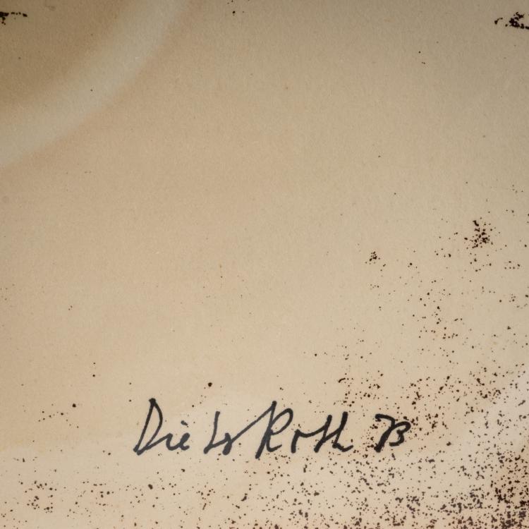 Bild 1 zu Objekt, 'In Oelper scheperts (Braunschweiger Landschaft mit K&auml;seb&auml;umen)', 1973, Dieter Roth, 183C 926