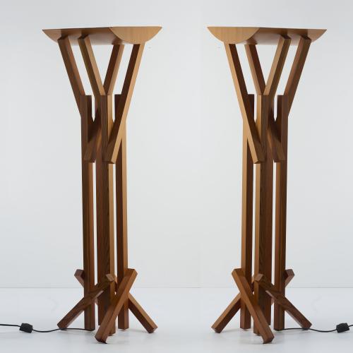 Zwei Stehleuchten 'Vitra', 1993 (Entwurf)