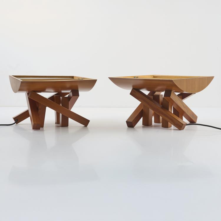 Hauptbild zu Objekt, Zwei Regalleuchten 'Vitra', 1993 (Entwurf), Frank O. Gehry, Kunzweiler, Weil am Rhein f&uuml;r Vitra, Birsfelden, 183A 613