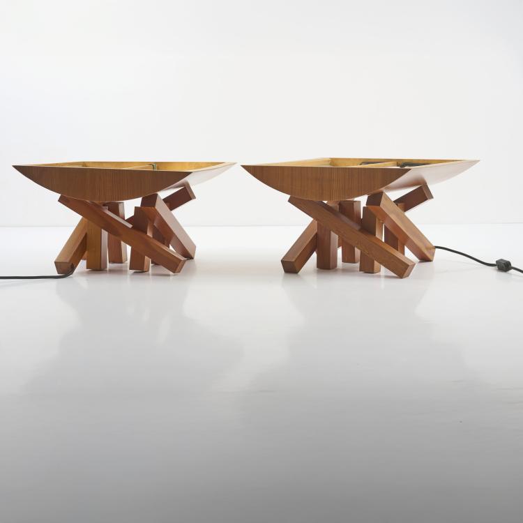 Bild 1 zu Objekt, Zwei Regalleuchten 'Vitra', 1993 (Entwurf), Frank O. Gehry, Kunzweiler, Weil am Rhein f&uuml;r Vitra, Birsfelden, 183A 613