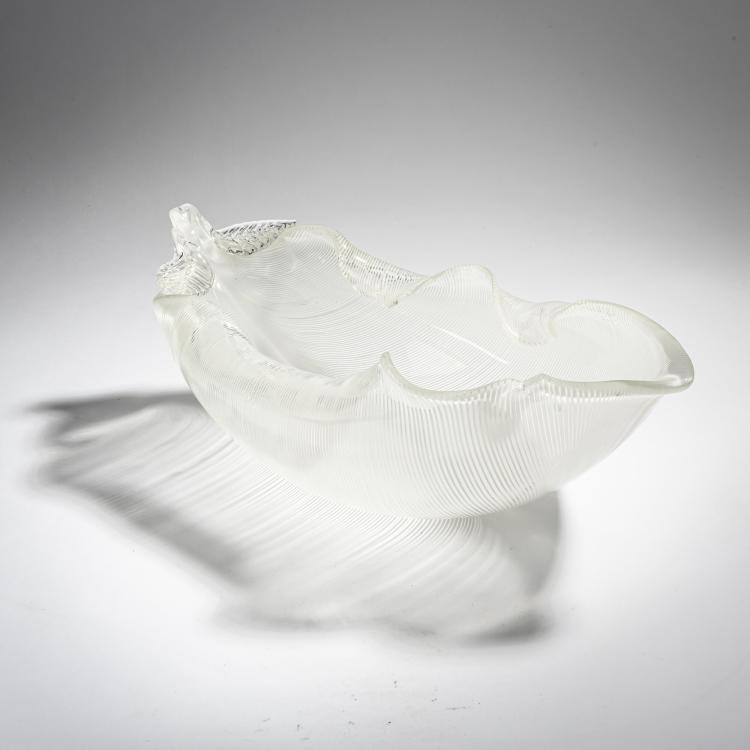 Hauptbild zu Objekt, Schale 'Foglia', um 1938, Tyra Lundgren, Venini, Murano, 183B 708