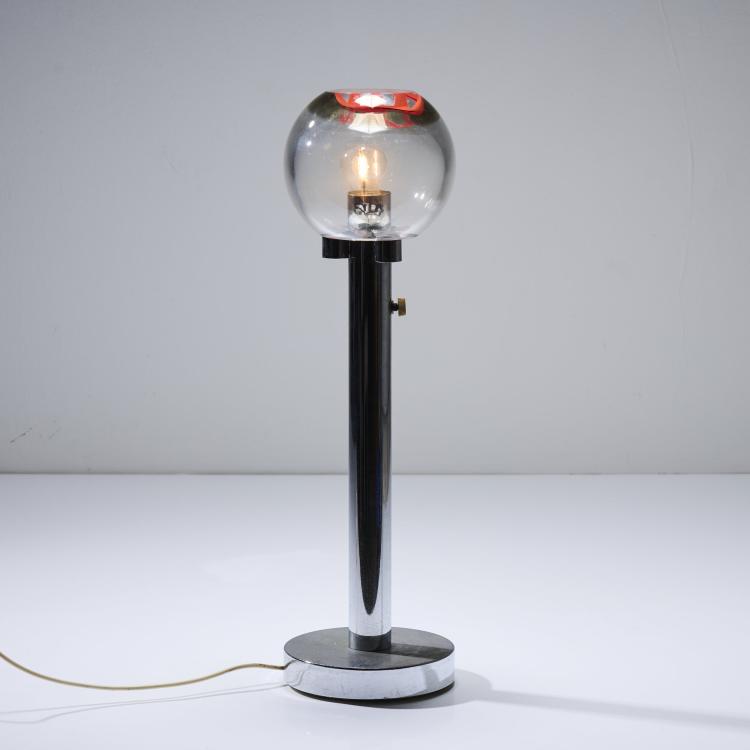 Hauptbild zu Objekt, Tischleuchte 'Grata', 1960er Jahre (Entwurf), Ludovico Diaz de Santillana, Venini & C., Murano, 183A 375