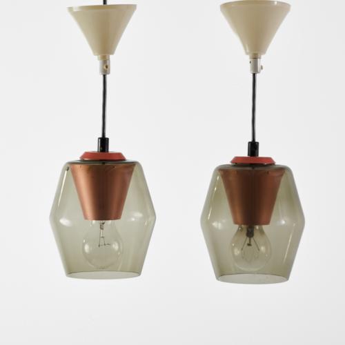 A pair of ceiling lights, c. 1958 (design)