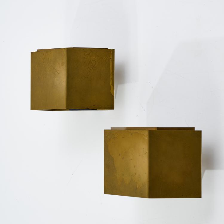 Bild 1 zu Objekt, Zwei Wandleuchten, 1960er Jahre (Entwurf), Carl Gustav Hiort af Orn&auml;s, Hotel Marksi, Helsinki, 183A 339