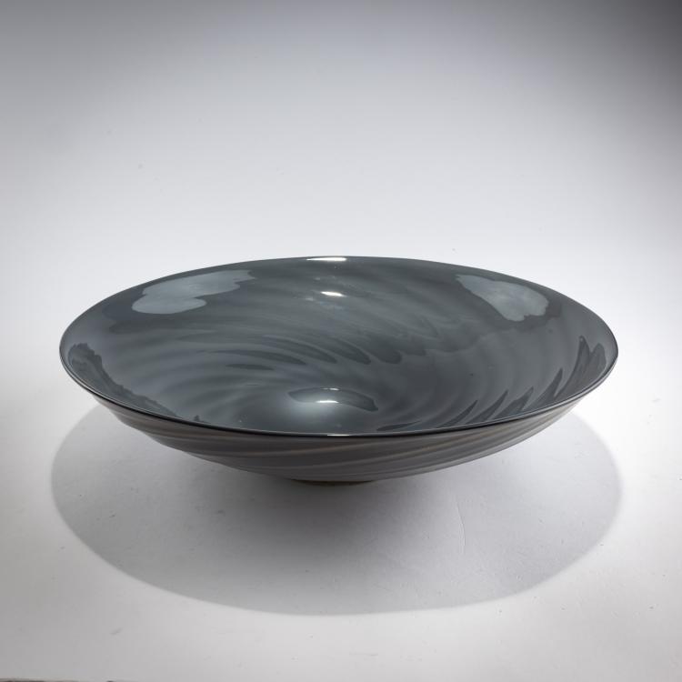 Hauptbild zu Objekt, Schale 'Grigio oro', um 1936, Flavio Poli, Barovier Seguso & Ferro, Murano, 183B 701