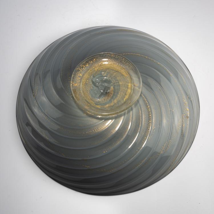 Bild 2 zu Objekt, Schale 'Grigio oro', um 1936, Flavio Poli, Barovier Seguso & Ferro, Murano, 183B 701