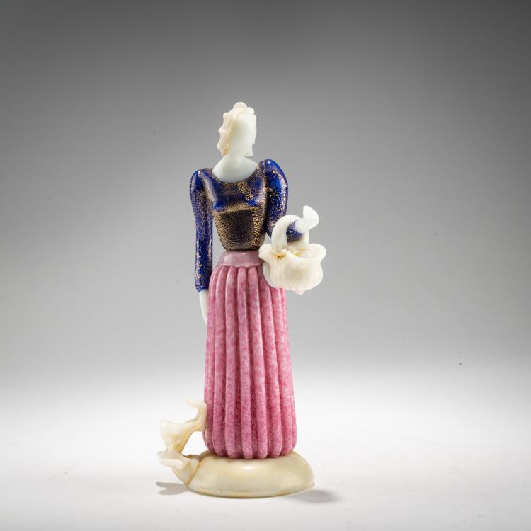 Hauptbild zu Objekt, Skulptur 'Contadina', um 1934/35, Ercole Barovier, Barovier & C., Vetreria Artistica, Murano, 183B 694