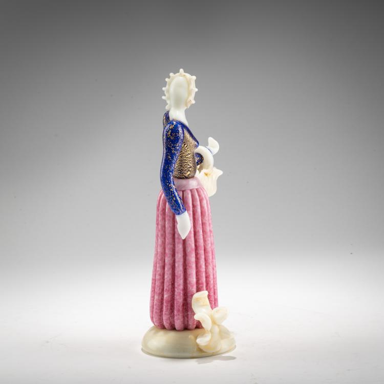 Bild 3 zu Objekt, Skulptur 'Contadina', um 1934/35, Ercole Barovier, Barovier & C., Vetreria Artistica, Murano, 183B 694