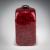 Vase 'Incamiciato rosso, granzioli e bordo nero', um 1932