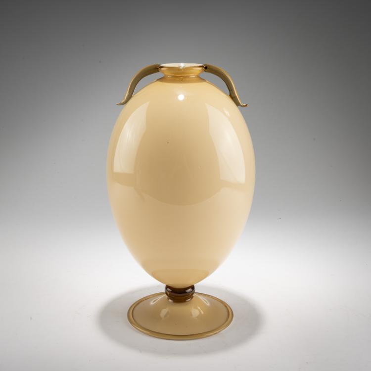 Hauptbild zu Objekt, 'Incamiciato pugliesco' vase, c. 1932, Toso, Fratelli, Murano, 