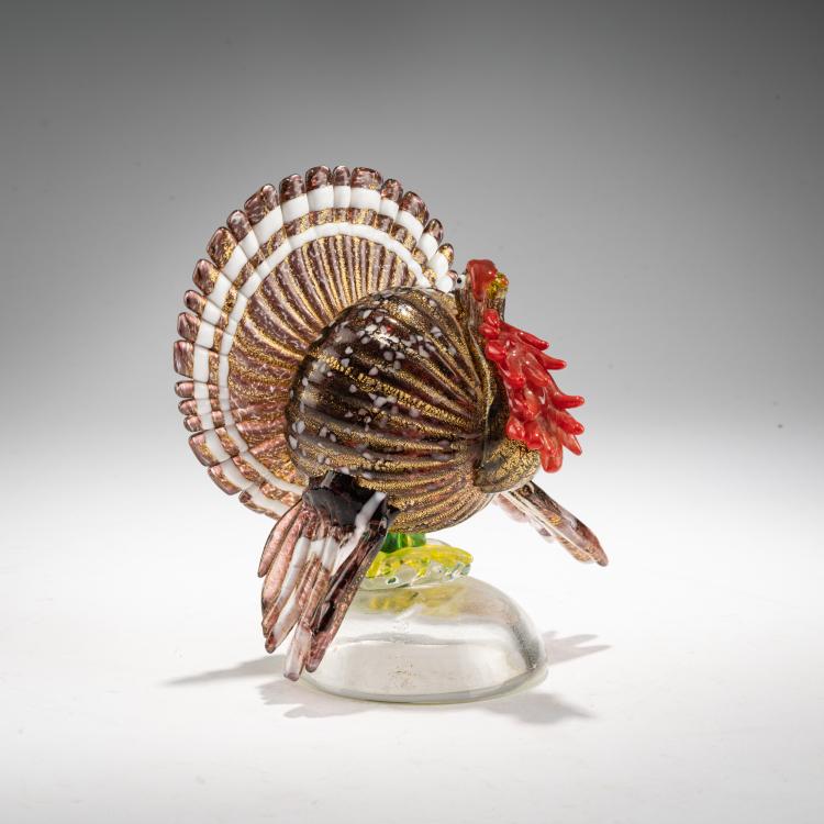 Bild 3 zu Objekt, Truthahn 'Tacchino', 1956, Emilio Nason, A.Ve.M., Murano, 183B 755